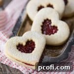 Raspberry Linzer Cookies