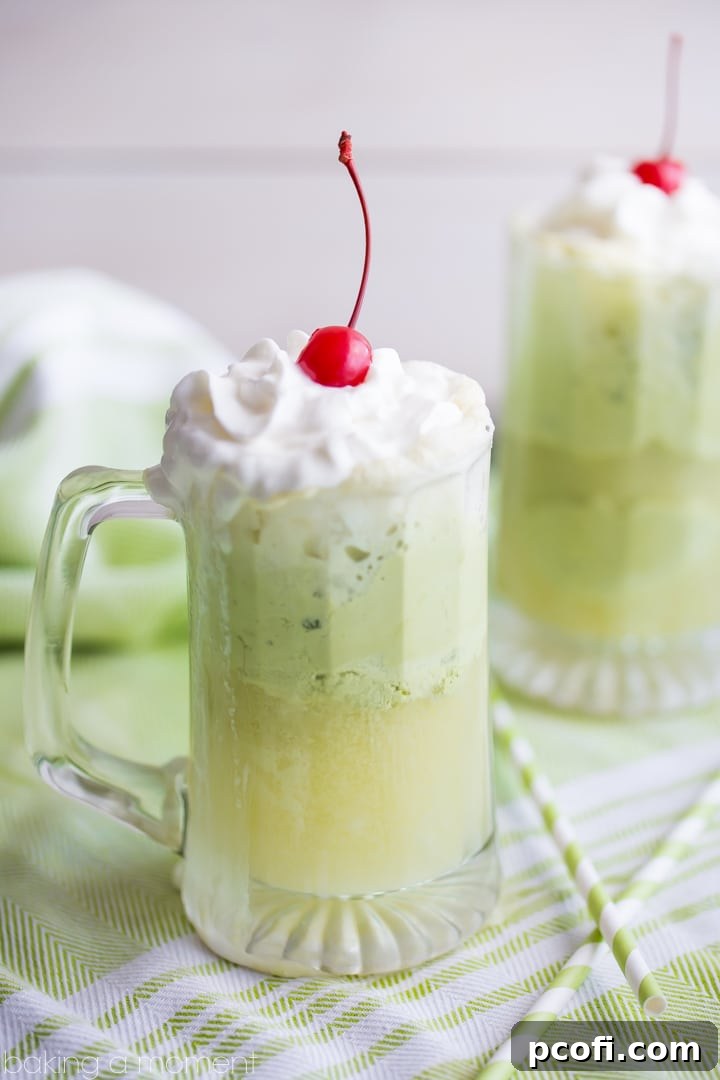 Homemade green tea ice cream in a loaf pan, ready for scooping