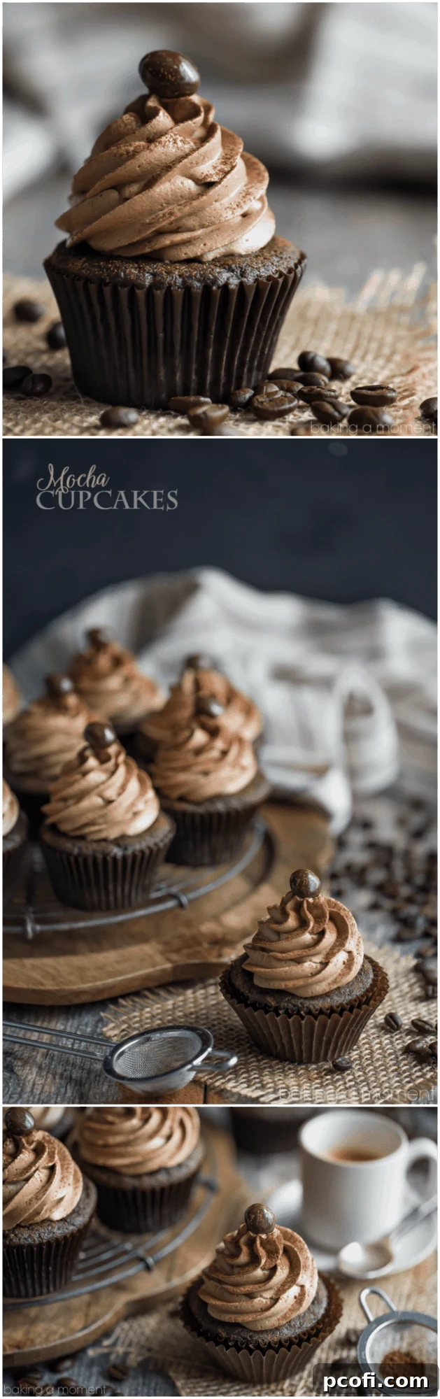 Mocha Cupcakes: Omg so good! If you like coffee and chocolate, you'll LOVE this cupcake recipe!