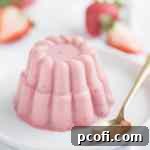 Strawberry Buttermilk Panna Cotta
