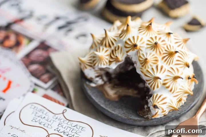 Beautifully designed printable recipe cards for organizing your favorite dessert recipes, including this Baked Alaska.
