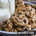 Soft and Chewy Oatmeal Raisin Cookies
