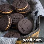 Homemade Halloween Oreos recipe image