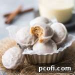 Baked Cinnamon Eggnog Donut Holes recipe image