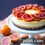 Blood Orange Cheesecake