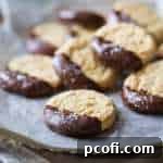 Soft Almond Butter Cookies with Dark Chocolate and Sea Salt