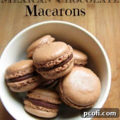 Mexican Chocolate Macarons