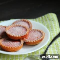 Blood Orange Tarts with Biscoff Cookie Crust