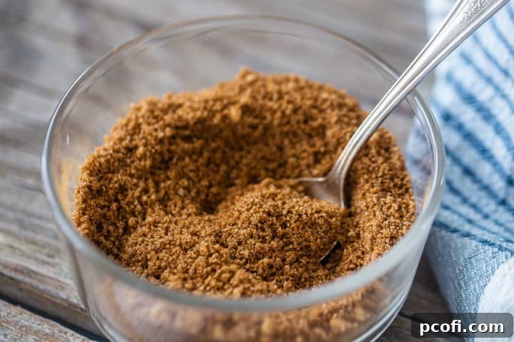 Sticky bun filling in a small glass bowl.