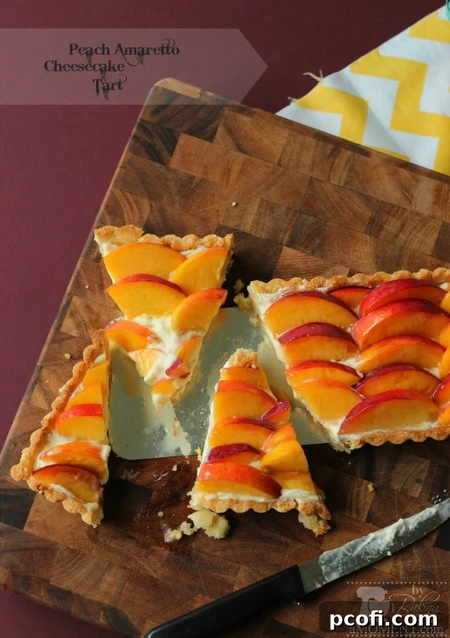 Arrangement of Ripe Peaches for Peach Amaretto Tart
