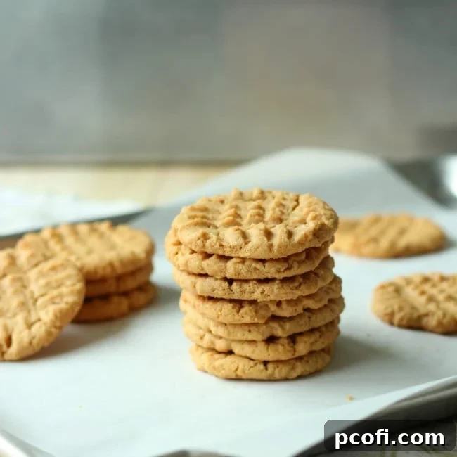 Chewy Peanut Butter Cookies, essential for these ice cream sandwiches.