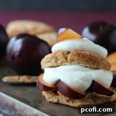 Plum Biscoff Shortcakes