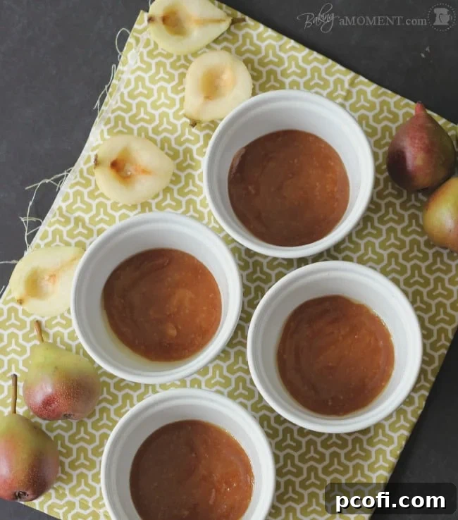 Pear Vanilla Upside Down Cakes | Baking a Moment