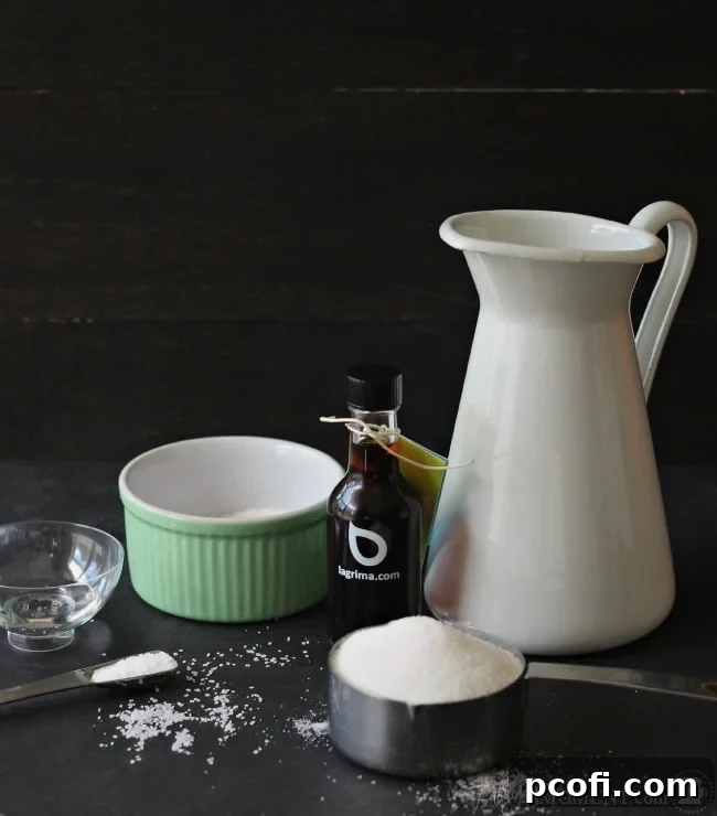 Warming Cream, Butter, and Salt for Caramel Sauce