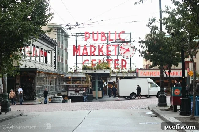 Pike Place Market bustling with activity