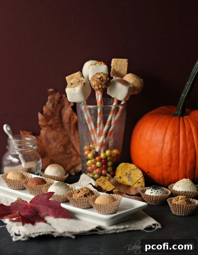Pumpkin Cheesecake Truffle Pops | Baking a Moment