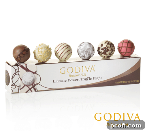 Godiva Chocolate Truffle Flight