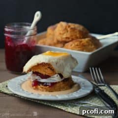 Sweet Potato, Smoked Turkey, and Cranberry Croque Madames