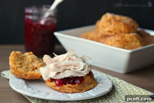 A close-up of the delicious Sweet Potato, Smoked Turkey, and Cranberry Croque Madame.
