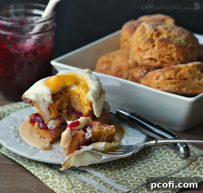 A delicious close-up of the Croque Madame with a perfectly runny fried egg yolk.