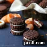Chocolate Orange Sandwich Cookies
