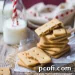 Miniature image of homemade graham crackers, indicating recipe thumbnail.
