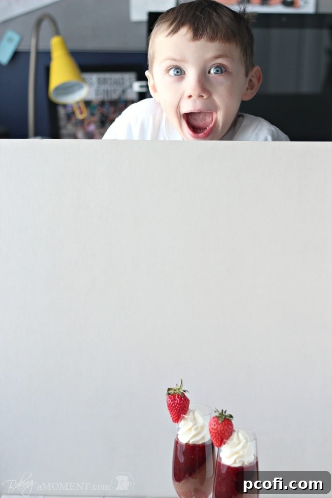 Strawberry Rose Chocolate Verrines | Baking a Moment