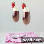Strawberry Rose Chocolate Verrines