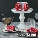 Red Velvet Zebra Bundt Cake Image