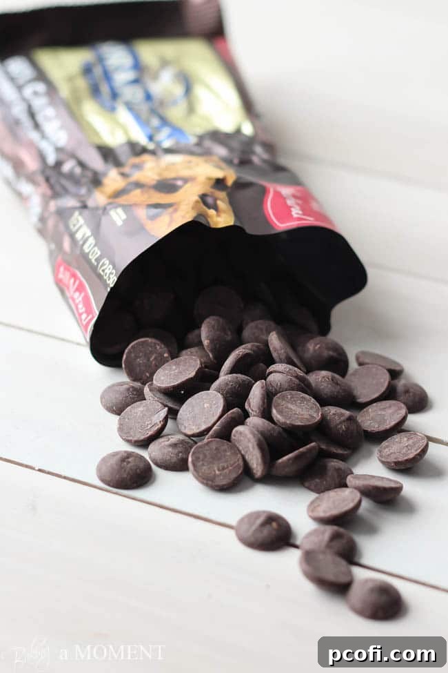 High-quality Ghirardelli 60% Cacao Baking Chips for superior chocolate flavor