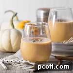 A refreshing Pumpkin Spice Latte Smoothie, blending the best of fall flavors for a healthy start.