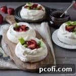 Pavlova with Strawberries and Balsamic