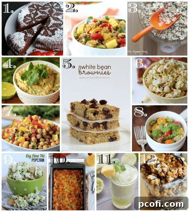 April Mystery Dish collage featuring various dishes like cake, fried rice, popcorn, hummus, and brownies, all crafted from the mystery ingredients. | Baking a Moment