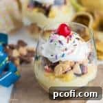 Banana Split Pudding with Homemade Custard