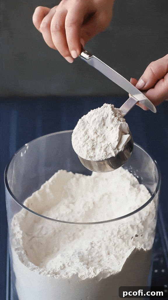 How to measure dry ingredients.