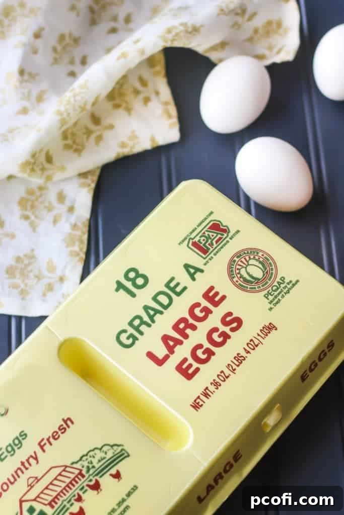 Large eggs- what size eggs to use for baking.