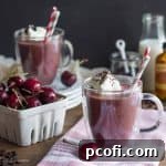 Cherry Almond Mocha Smoothie