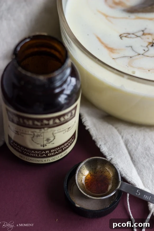 Simply Perfect Vanilla Ice Cream | Baking a Moment