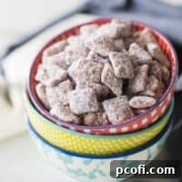 Muddy Buddies Puppy Chow Chocolate Peanut Butter Cereal Mix