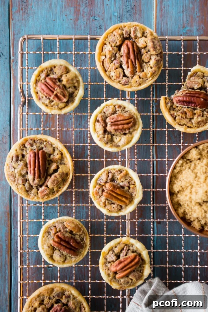 Classic Pecan Tassies recipe, featuring a delicate cream cheese pastry and rich pecan brown sugar filling.