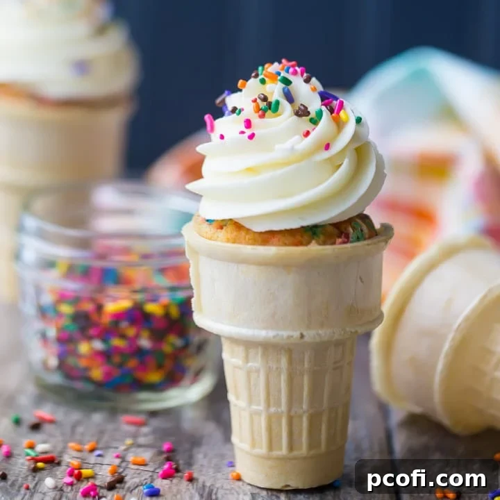 How to Make Ice Cream Cone Cupcakes - Easy Baking Hack