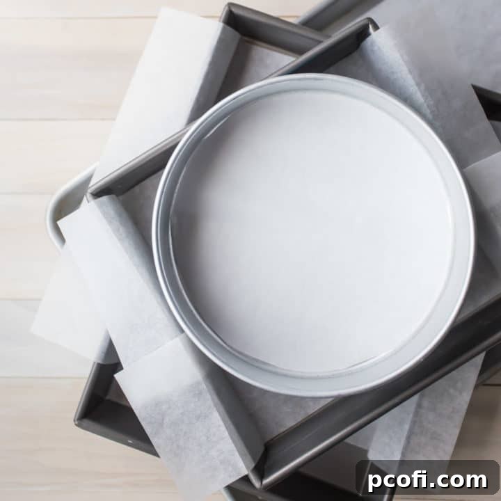 Parchment lined baking sheet with cookies