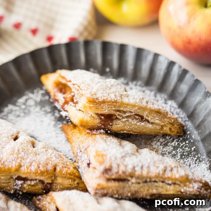 Best Apple Turnover Recipe with Flaky Puff Pastry