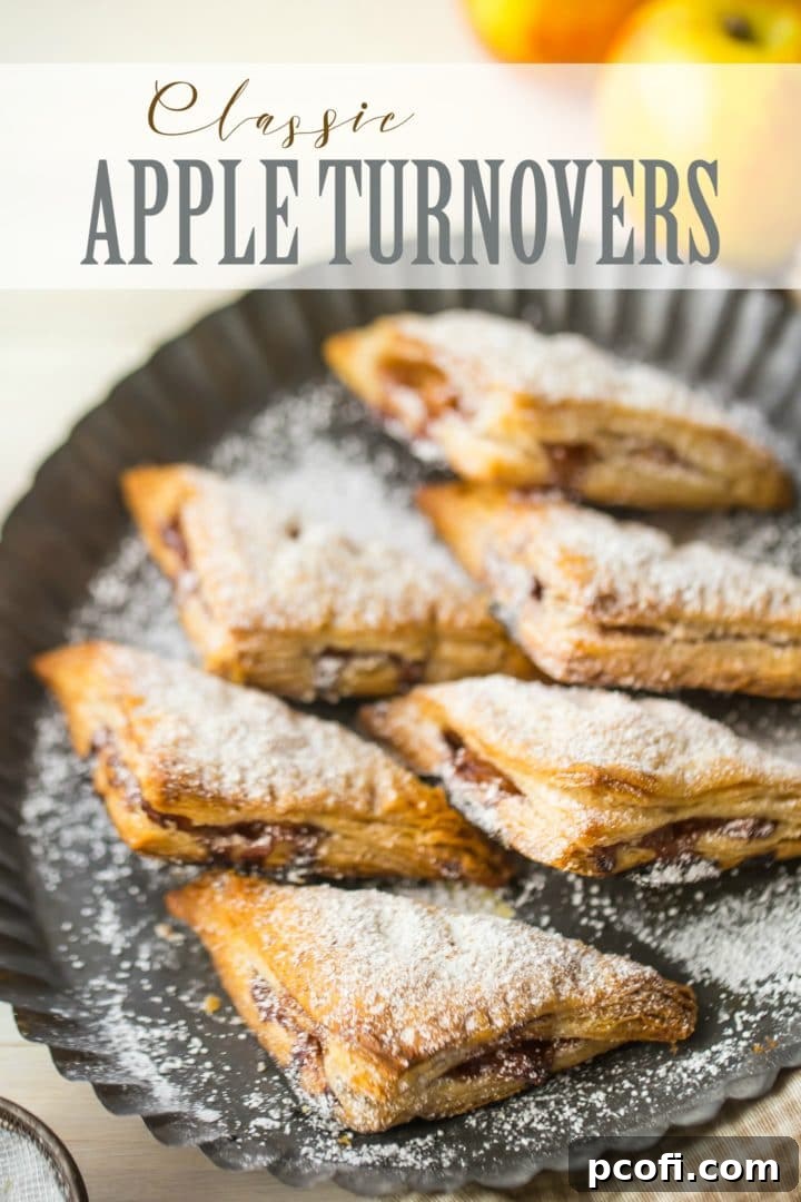 Classic Apple Turnover Recipe with Golden Flaky Crust