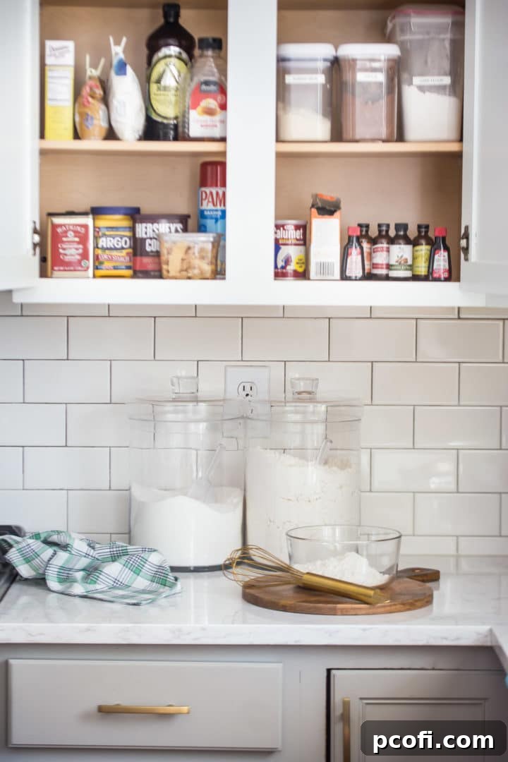 Pantry Checklist for Baking: A detailed guide to stocking your kitchen for all baking needs.