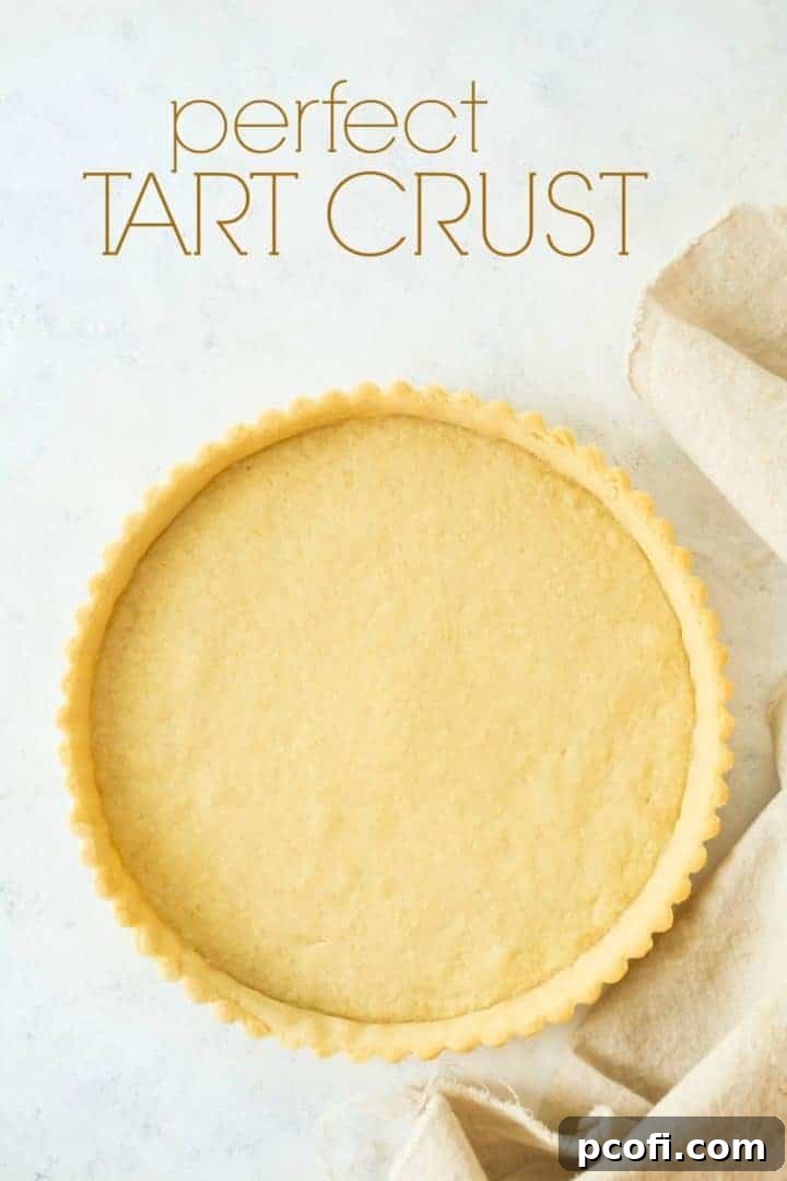 Perfect Tart Crust Recipe - Golden brown and ready for any tart filling