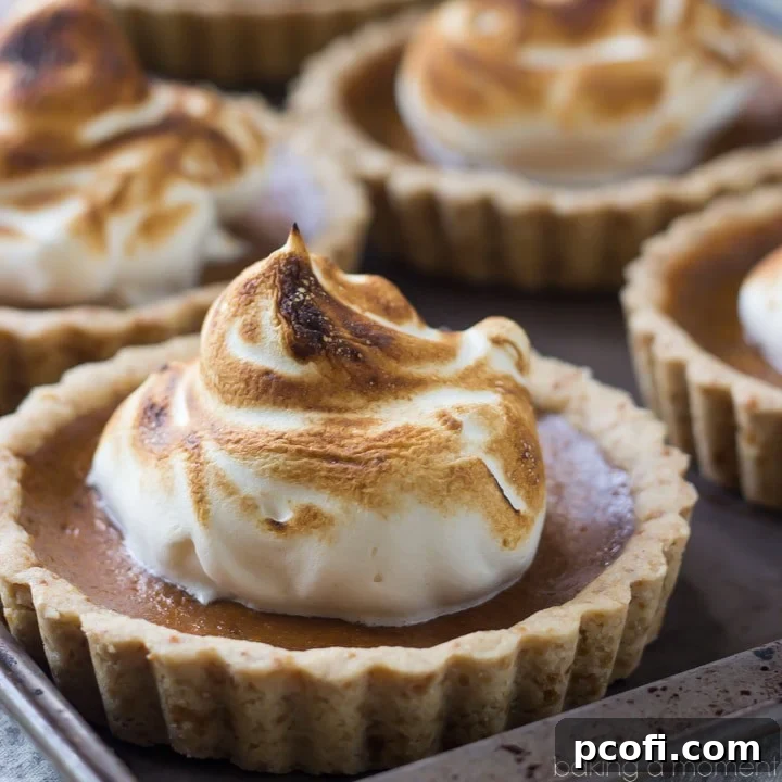 Pumpkin Meringue Tarts with a Buttery Shortbread Crust- Loved that these were made with whole wheat and had no refined sugar! The maple flavor pairs so nicely...