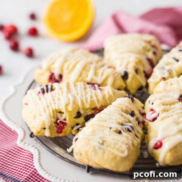 Best Orange Cranberry Scones Recipe - Moist, flavorful, and better than store-bought!
