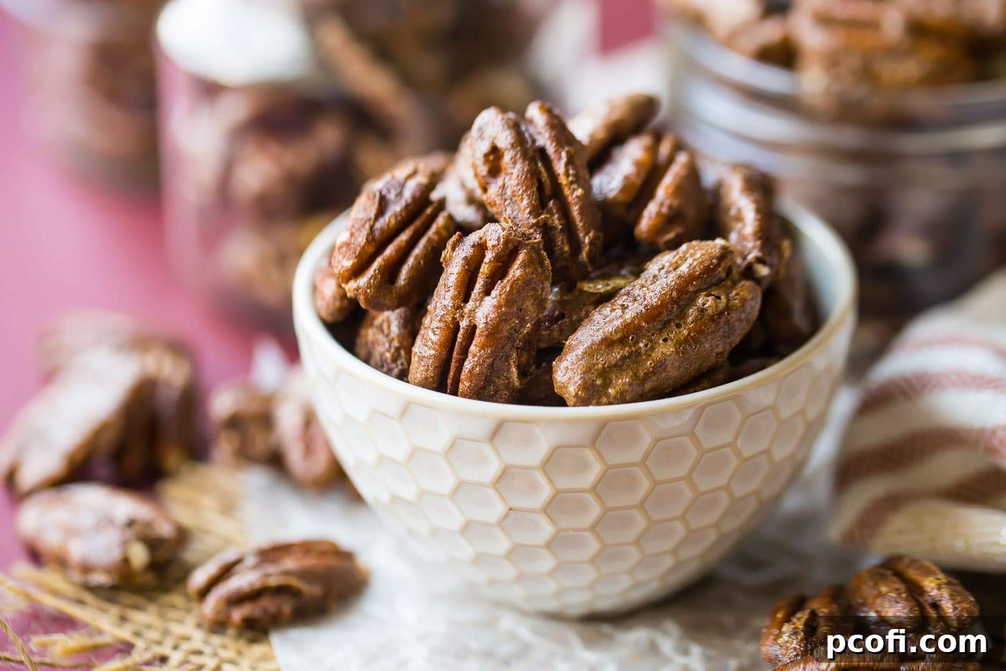 Cinnamon Sugar Glazed Pecans Recipe