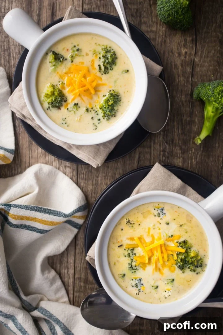 Panera Broccoli Cheese Soup Recipe - A rich, homemade version better than takeout